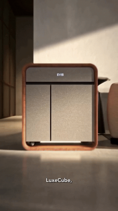 EVIS LuxeCube - Smart Air Purifying Table with Fridge