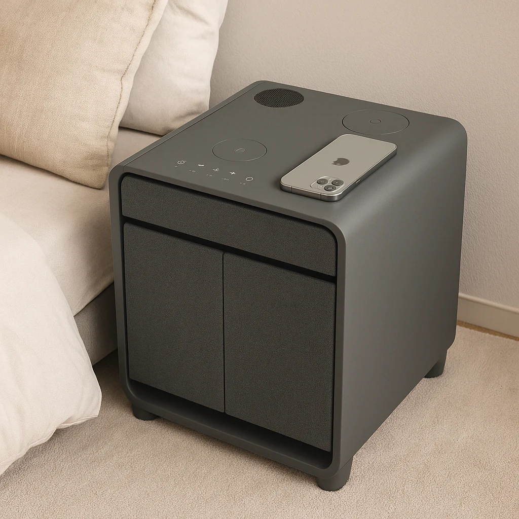 EVIS LuxeCube - Smart Air Purifying Table with Fridge