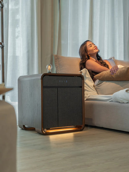 EVIS LuxeCube - Smart Air Purifying Table with Fridge