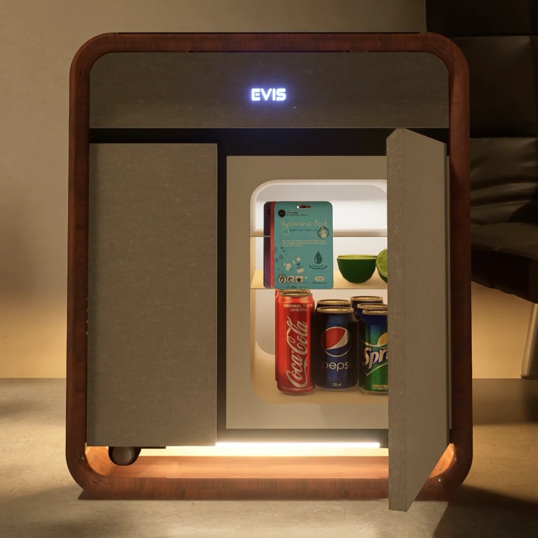 EVIS LuxeCube - Smart Air Purifying Table with Fridge